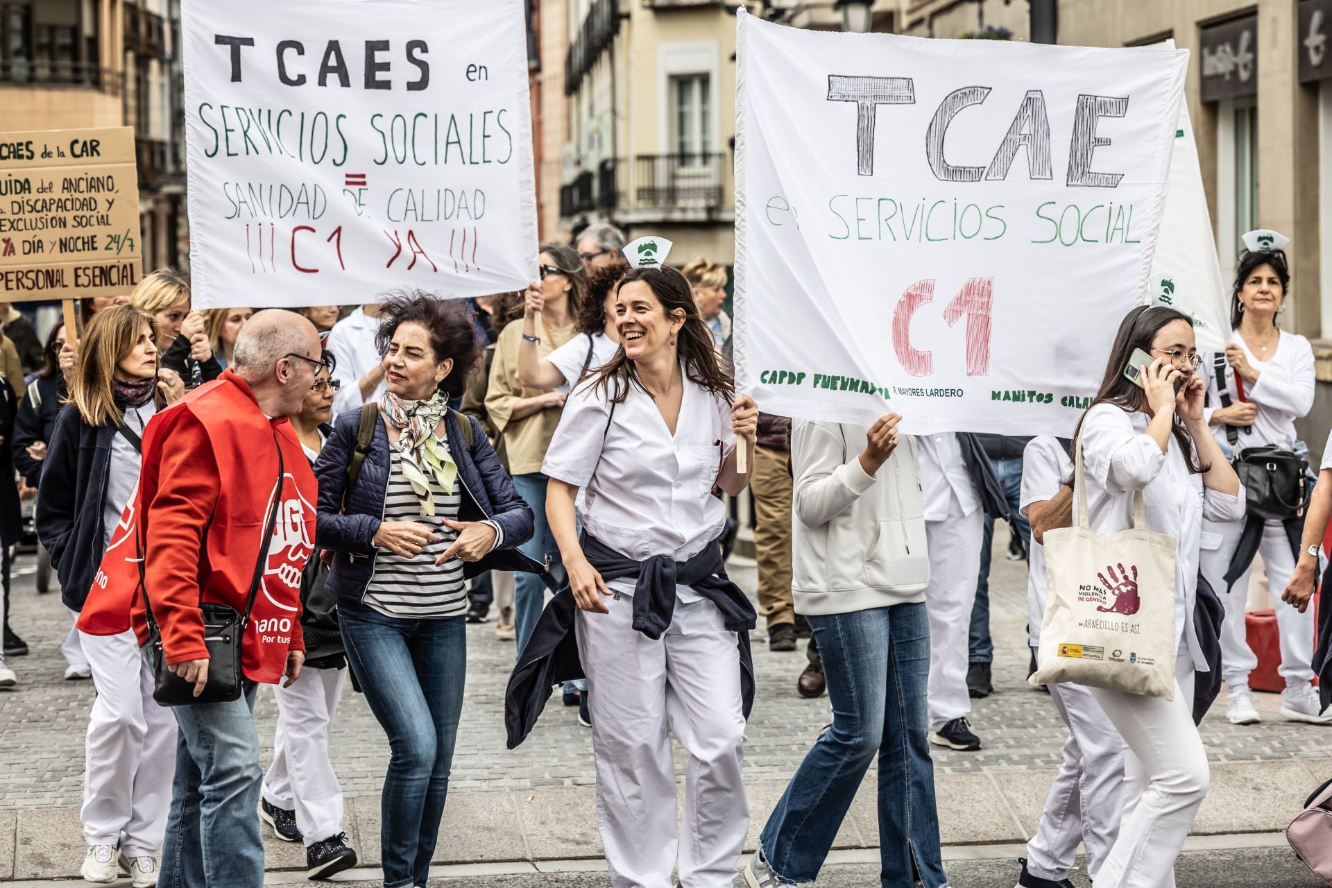 Movilización del 1 de Mayo en Logroño, en imágenes
