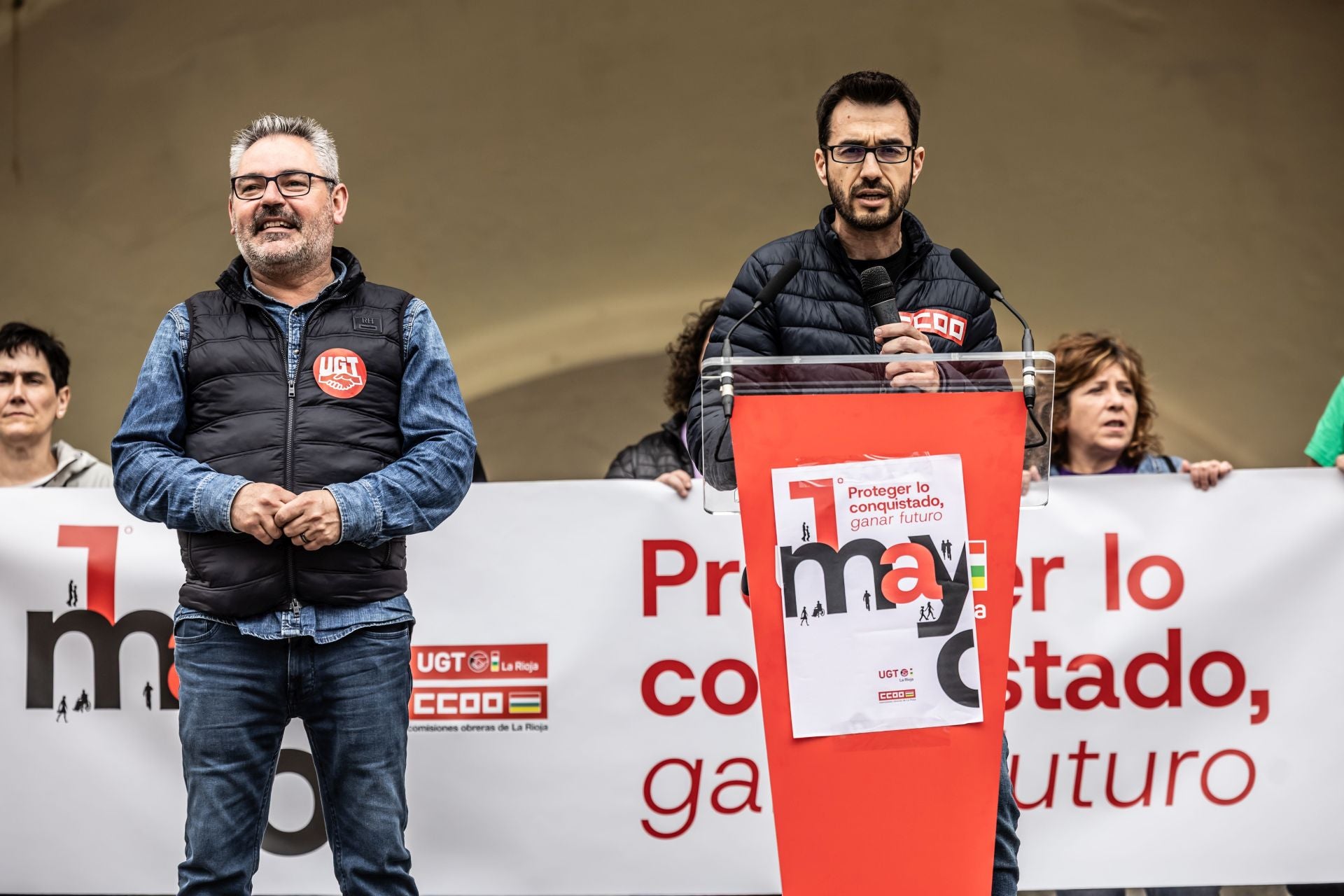 Movilización del 1 de Mayo en Logroño, en imágenes