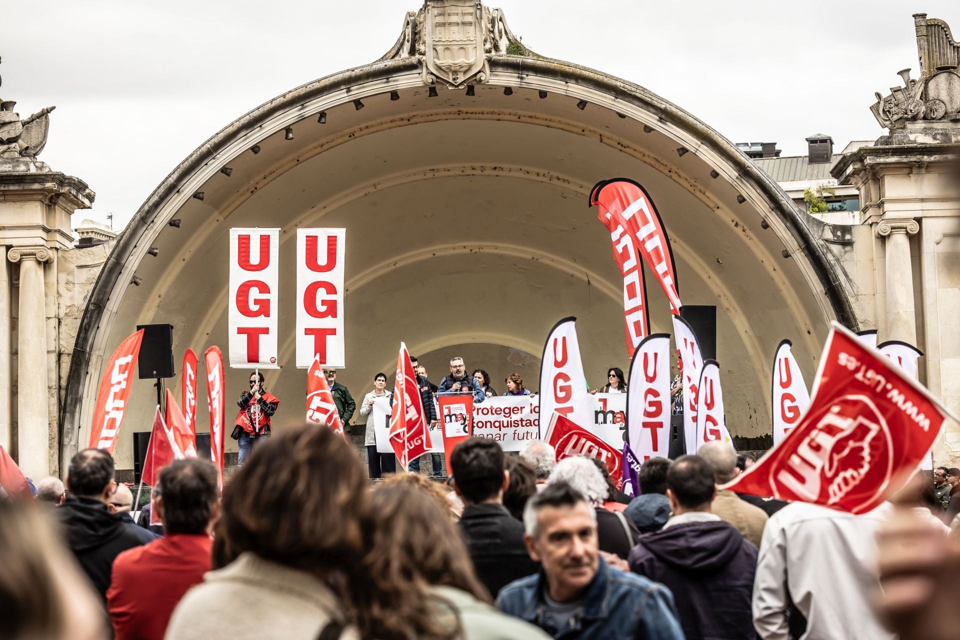 Movilización del 1 de Mayo en Logroño, en imágenes