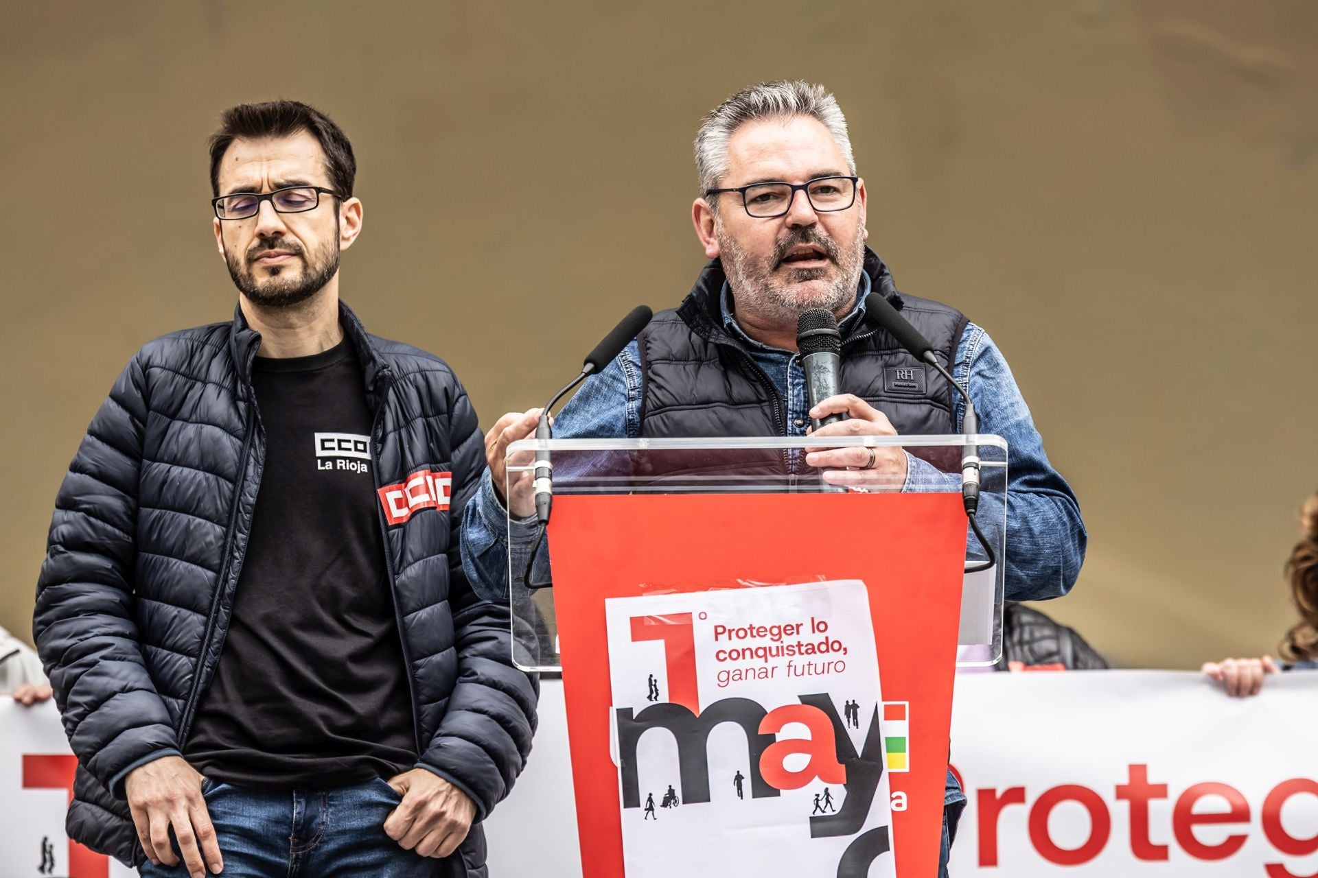 Movilización del 1 de Mayo en Logroño, en imágenes