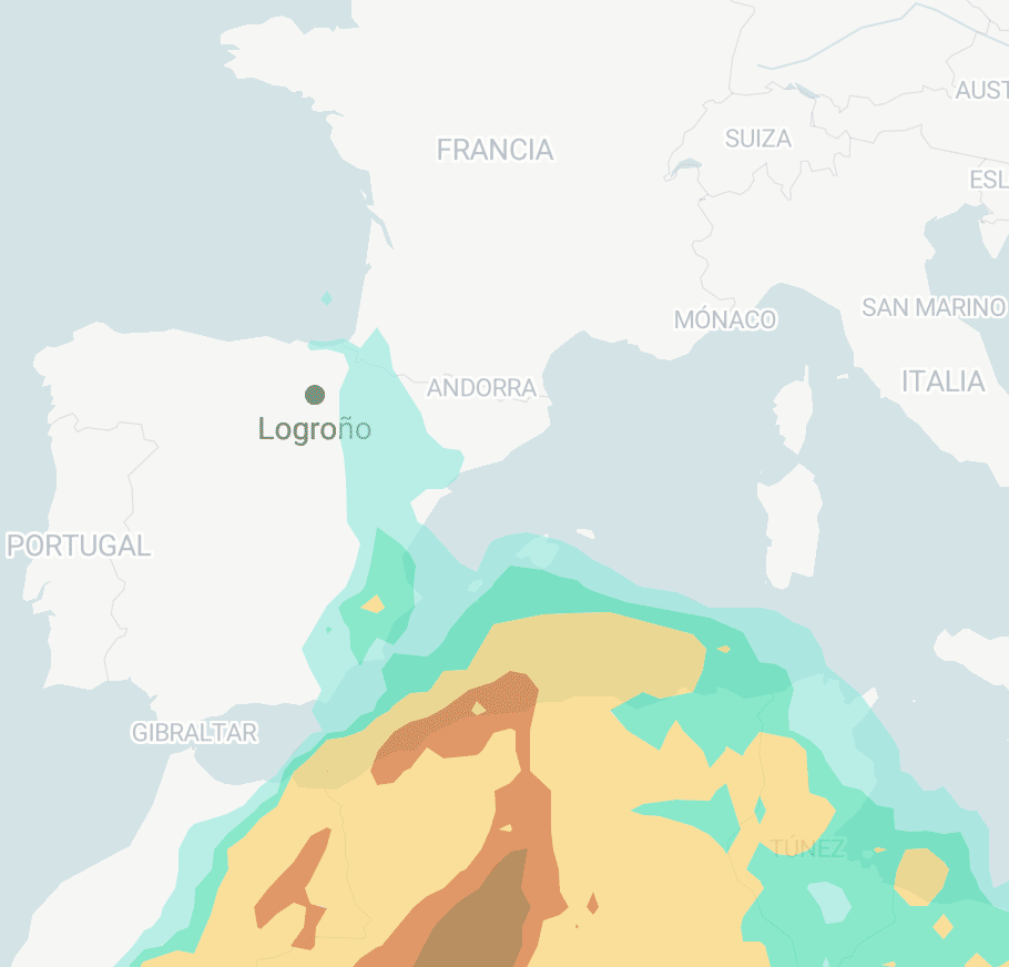 La Rioja, en aviso amarillo por chubascos, tormentas y lluvia de barro