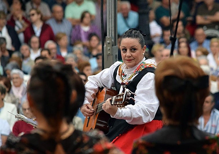 Joteras, en un festival en Logroño.