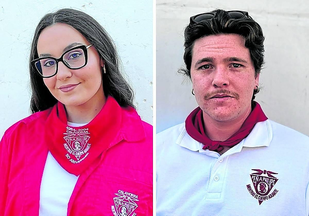 Oihane Arana y Manuel Garrido.