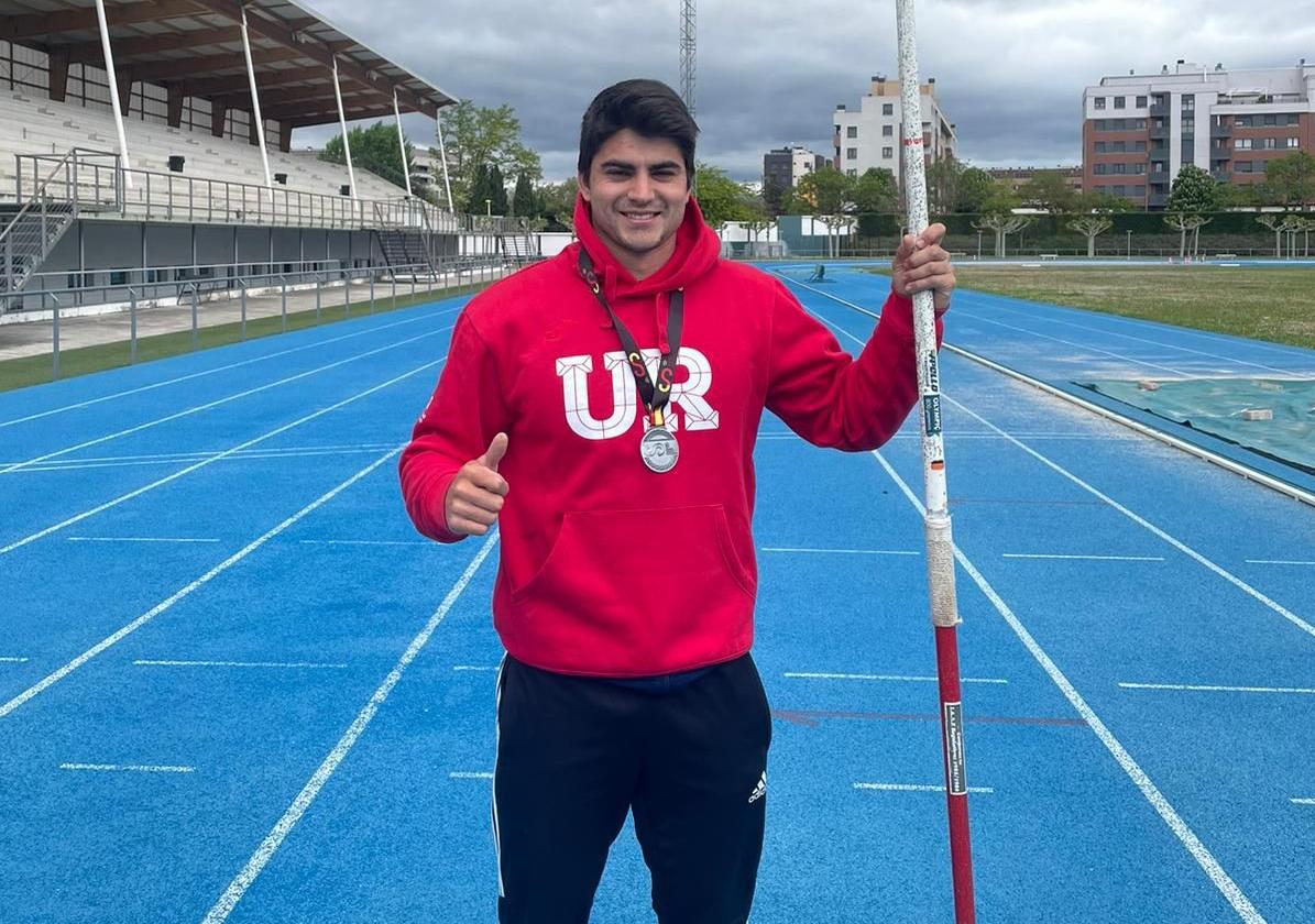 Rodrigo Iglesias, estudiante de Doctorado en Matemáticas, subcampeón de España Universitario en lanzamiento de jabalina