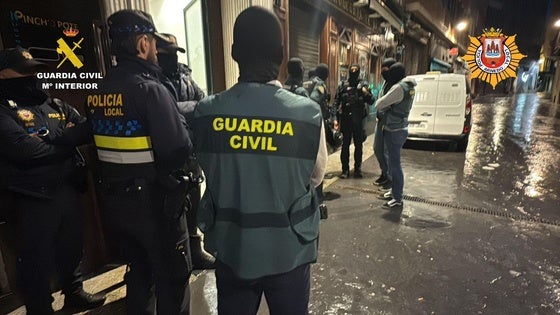 Intervención de la Guardia Civil y la Policía Local en Arnedo.