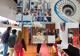 Intervención de la fotógrafa Teresa Rodríguez en la zapatería A&A, en la primera edición de Lovisual en 2016.