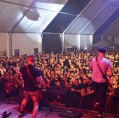 Un numeroso público asistió a la primera jornada del Kalagurrirock de Calahorra.