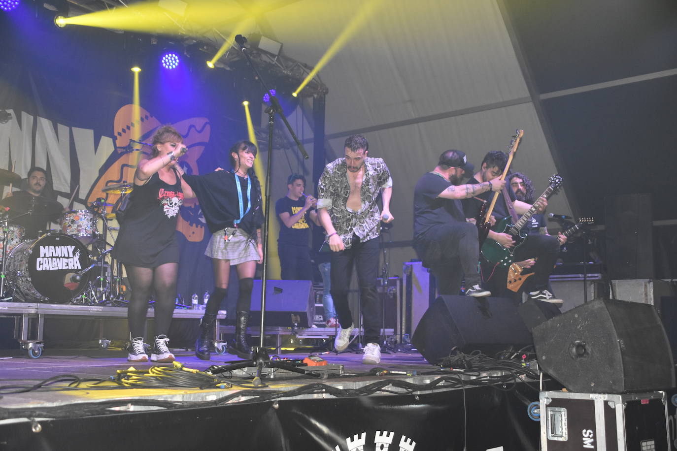 Las imágenes de la primera jornada del Kalagurrirock de Calahorra