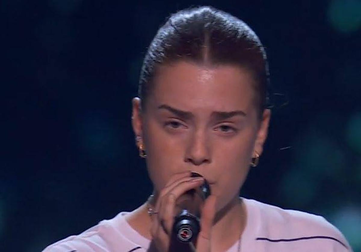 Prishylla Vlad, la joven ítalo-rumana residente en Alberite que triunfó en 'La Voz Kids'.
