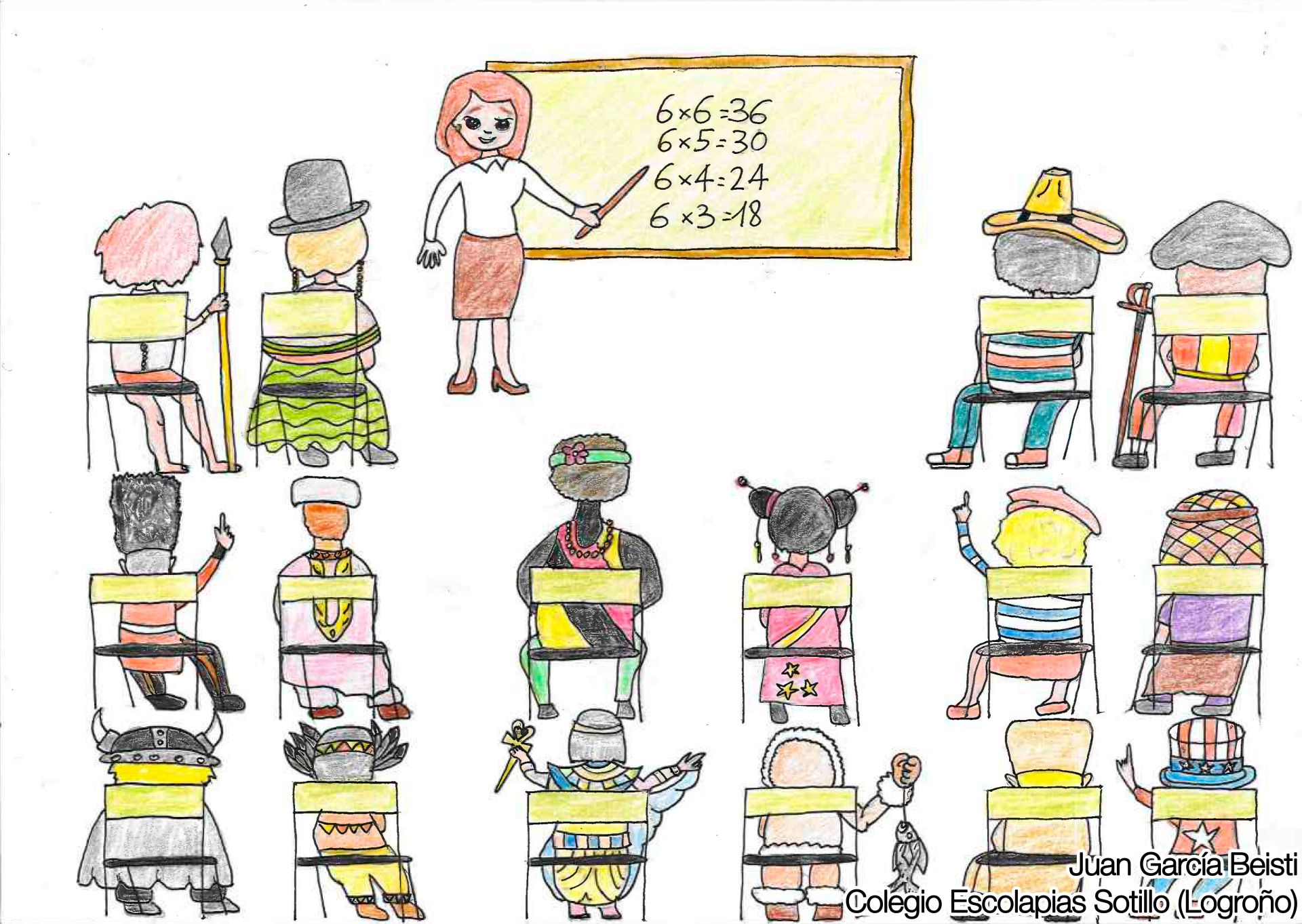 Dibujo de Juan García Beisti que ha mrecido uno de los premios.