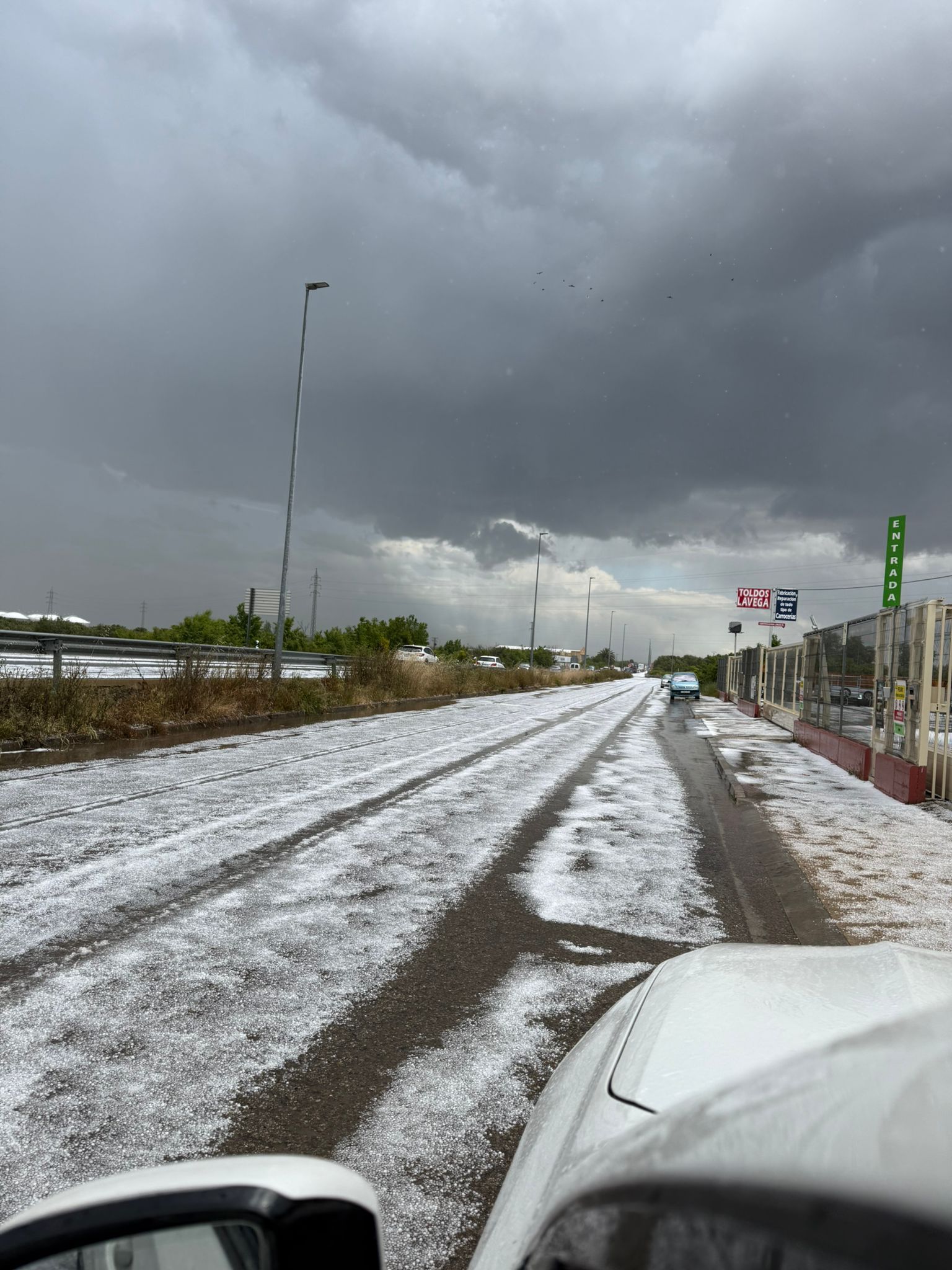Así ha quedado la zona del polígono Las Tejeras