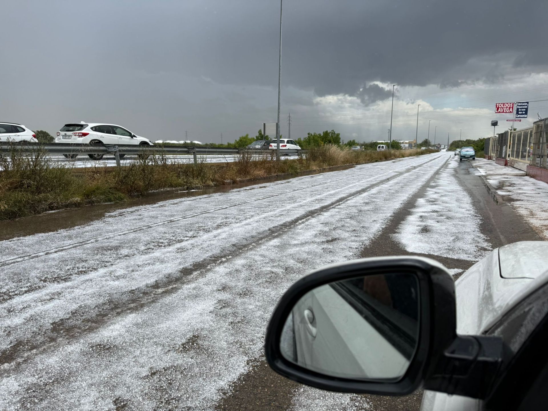 Así ha quedado la zona del polígono Las Tejeras