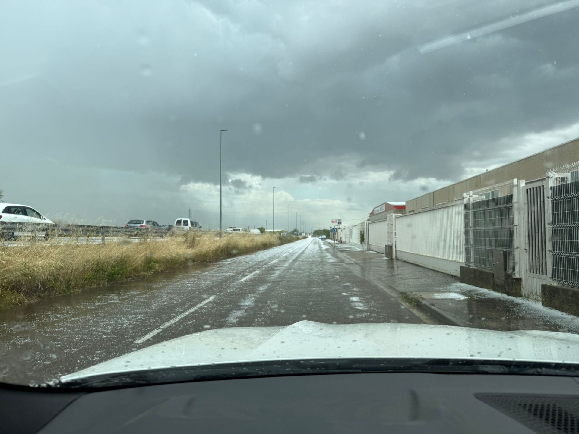 Así ha quedado la zona del polígono Las Tejeras