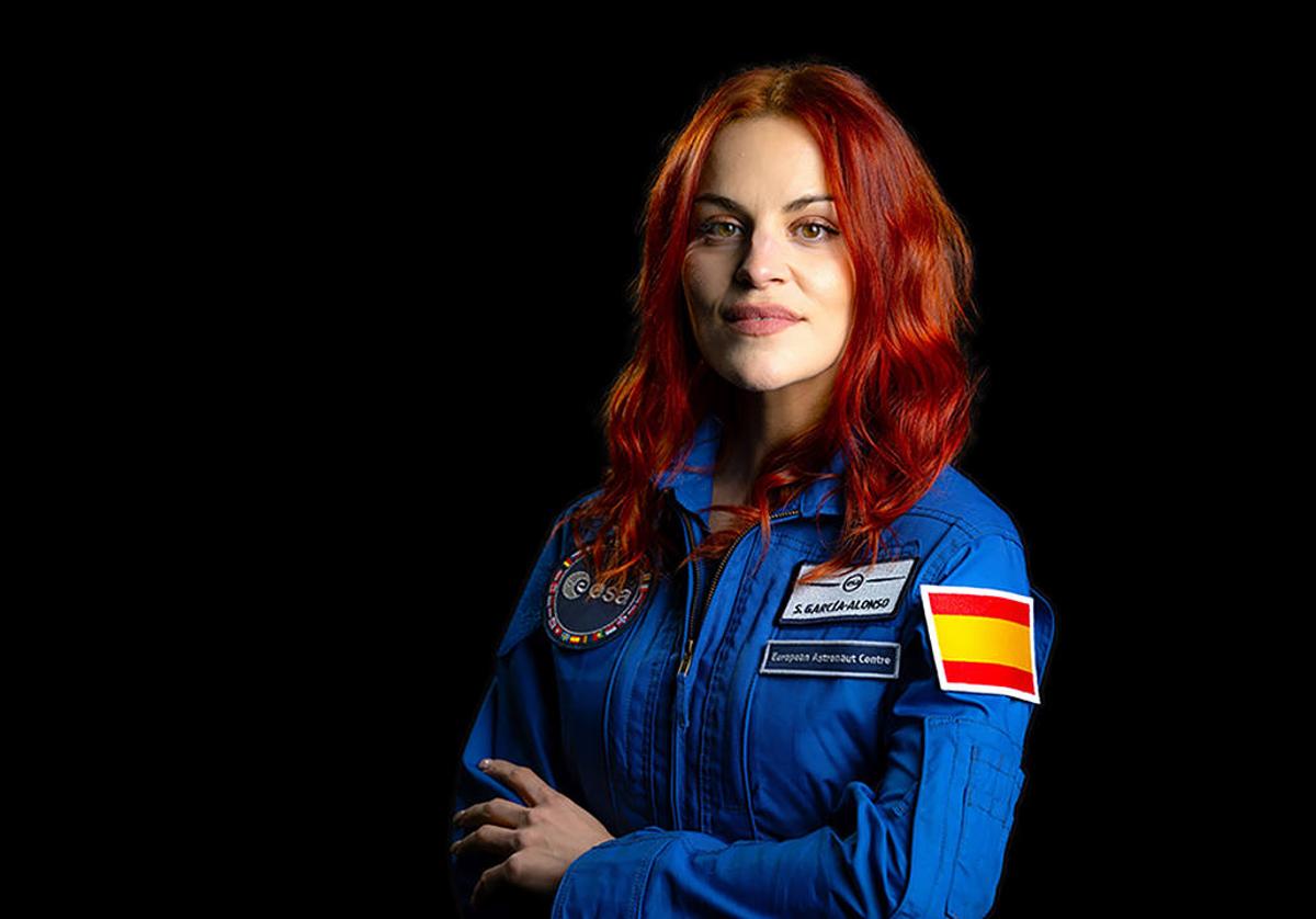 Sara García, la primera astronauta española.
