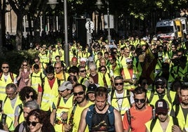 Participantes en una edición anterior de Valvanera Camina.