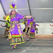 Danza de Bolivia en el festival de folclore de las III Jornadas Interculturales de Calahorra.