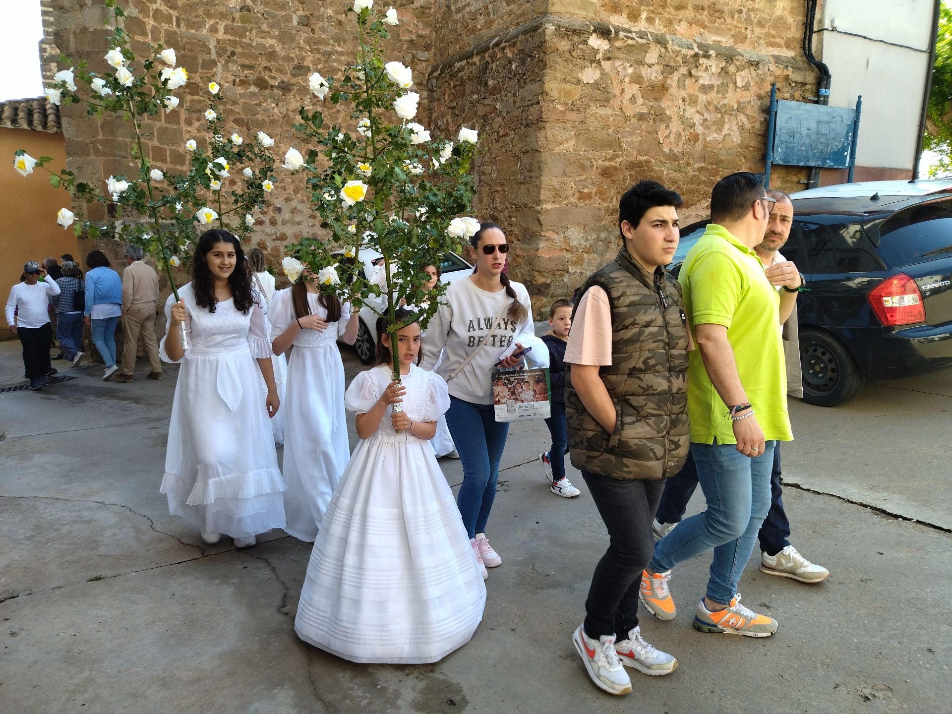 Las imágenes de la procesión de las Doncellas de Sorzano