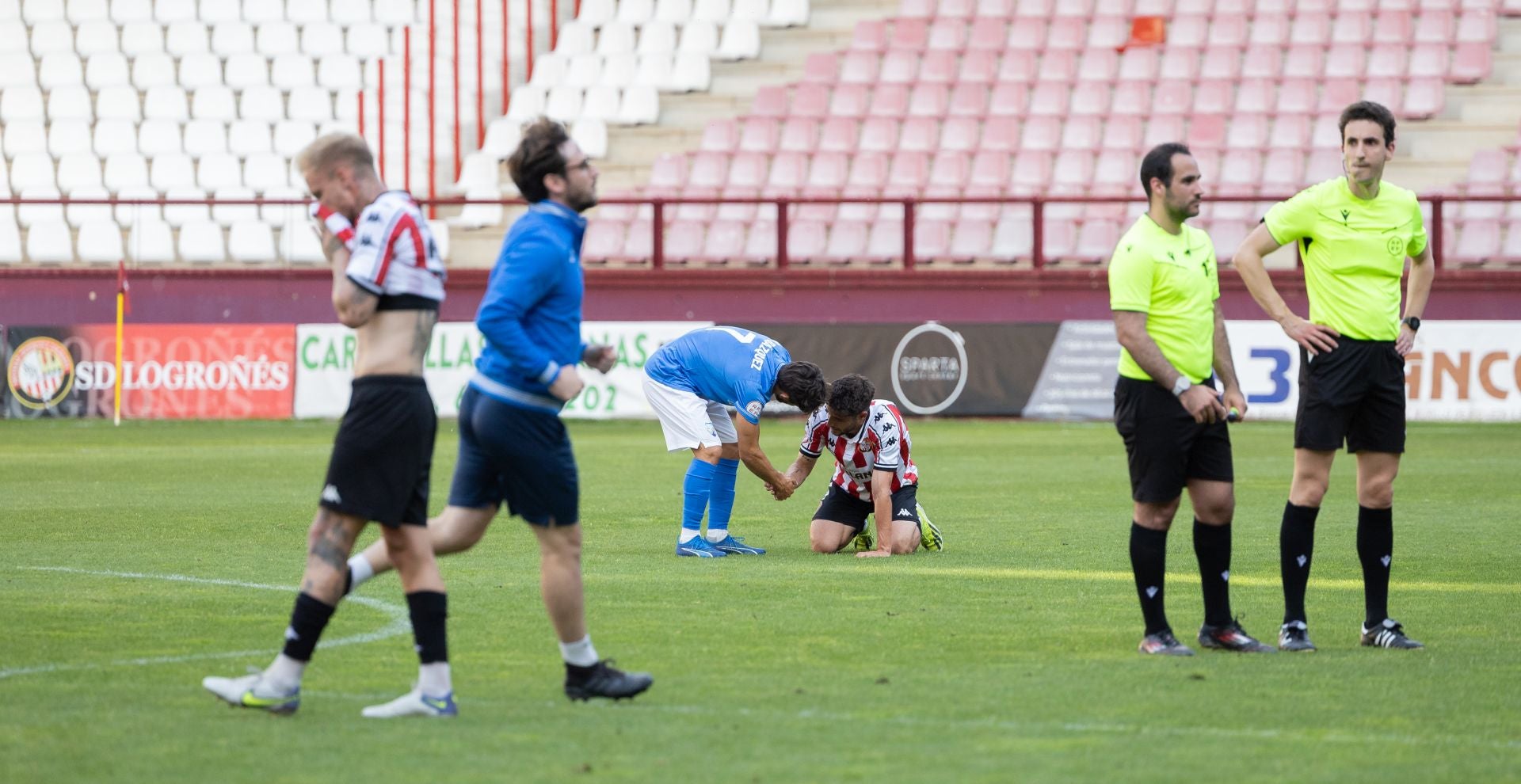 Las imágenes de la decepción de la SD Logroñés