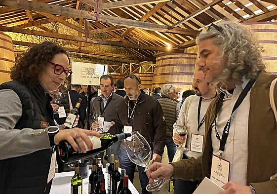 Entre los visitantes se encontraban hosteleros y bodegueros.