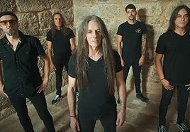 Los cinco integrantes de Tierra Santa en una imagen del videclip del tema 'Un viaje épico'.