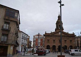 La plaza del Raso de Calahorra, en una imagen de archivo.