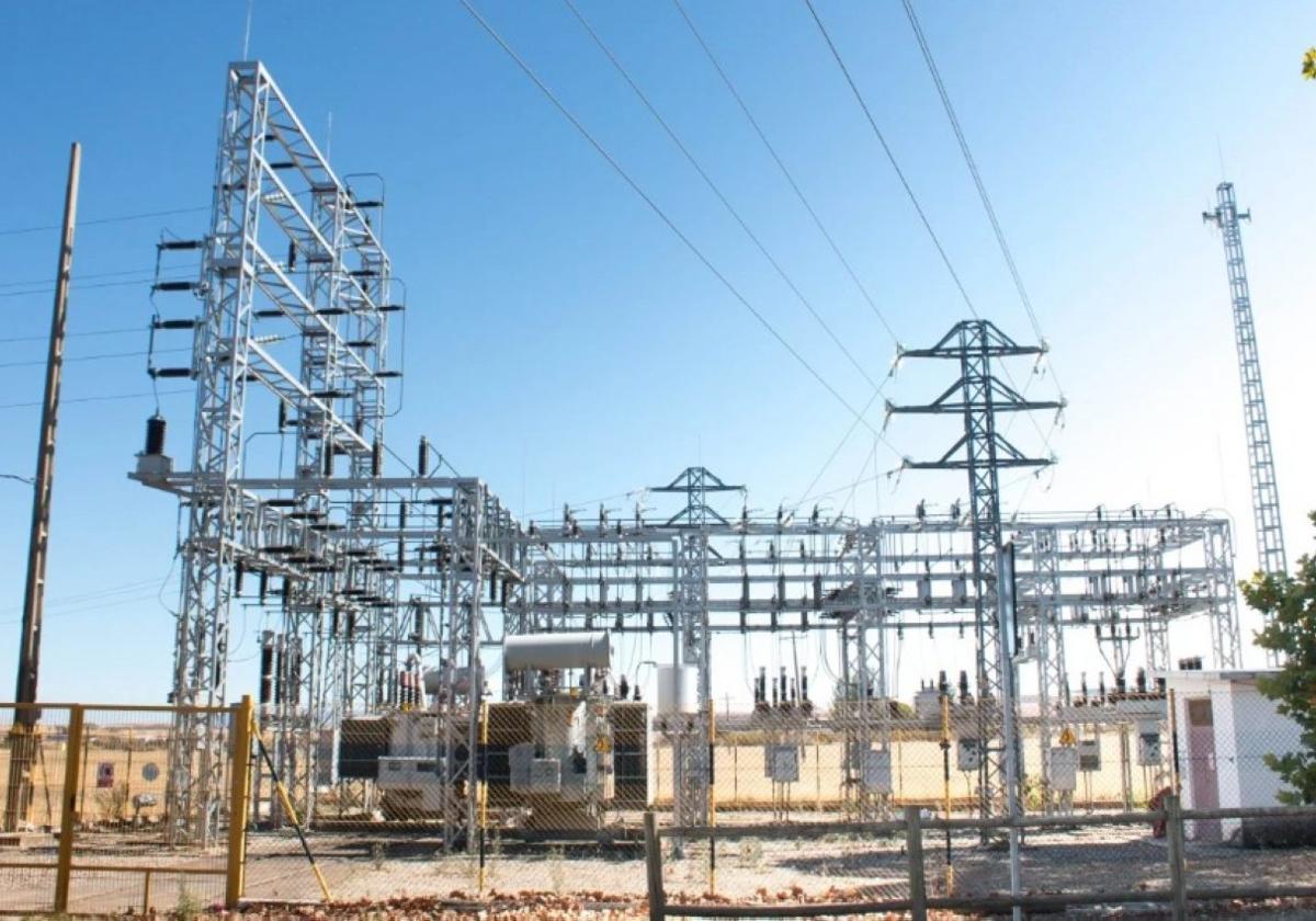 Subestación eléctrica de carretera de Bañares.