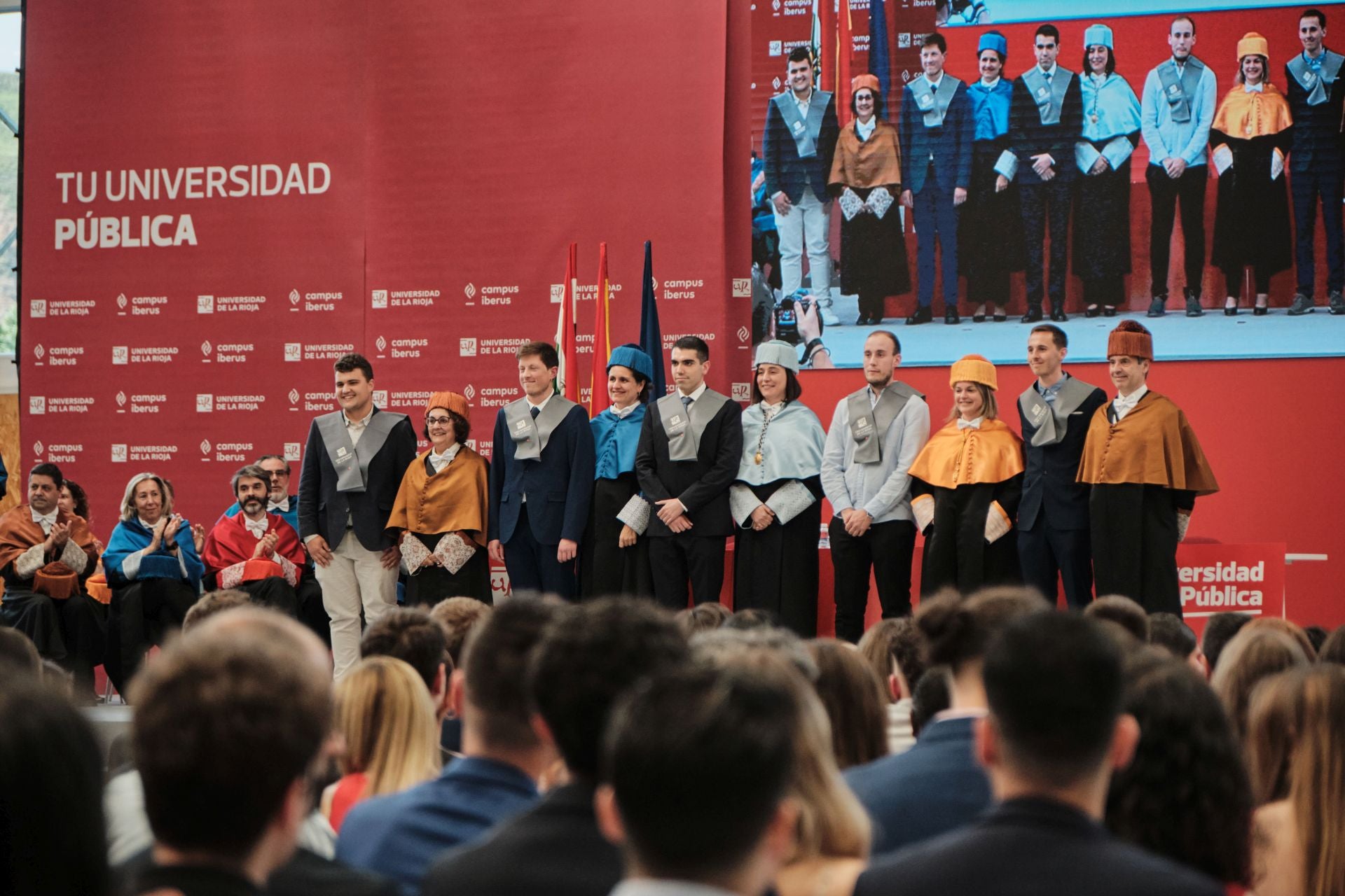 Acto de graduación de la Escuela de Máster y Doctorado de la UR