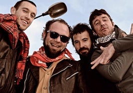 Los cuatro integrantes de la formación actual de El Cuarto Verde.