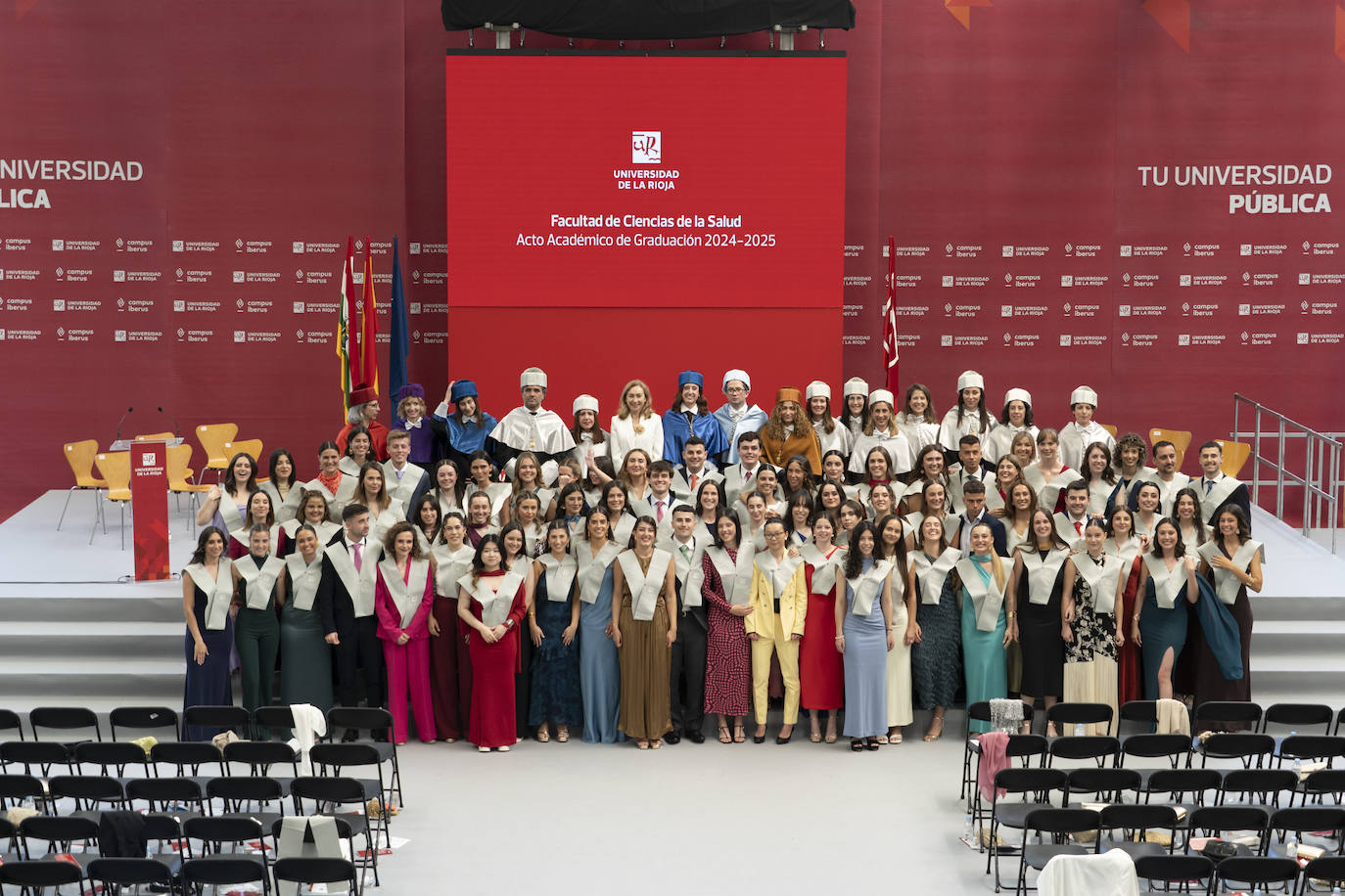 Las imágenes de la graduación de Ciencias de la Salud de la UR