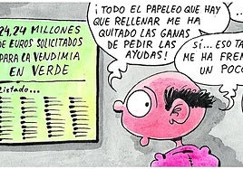 Las ayudas para la vendimia en verde, según Tris