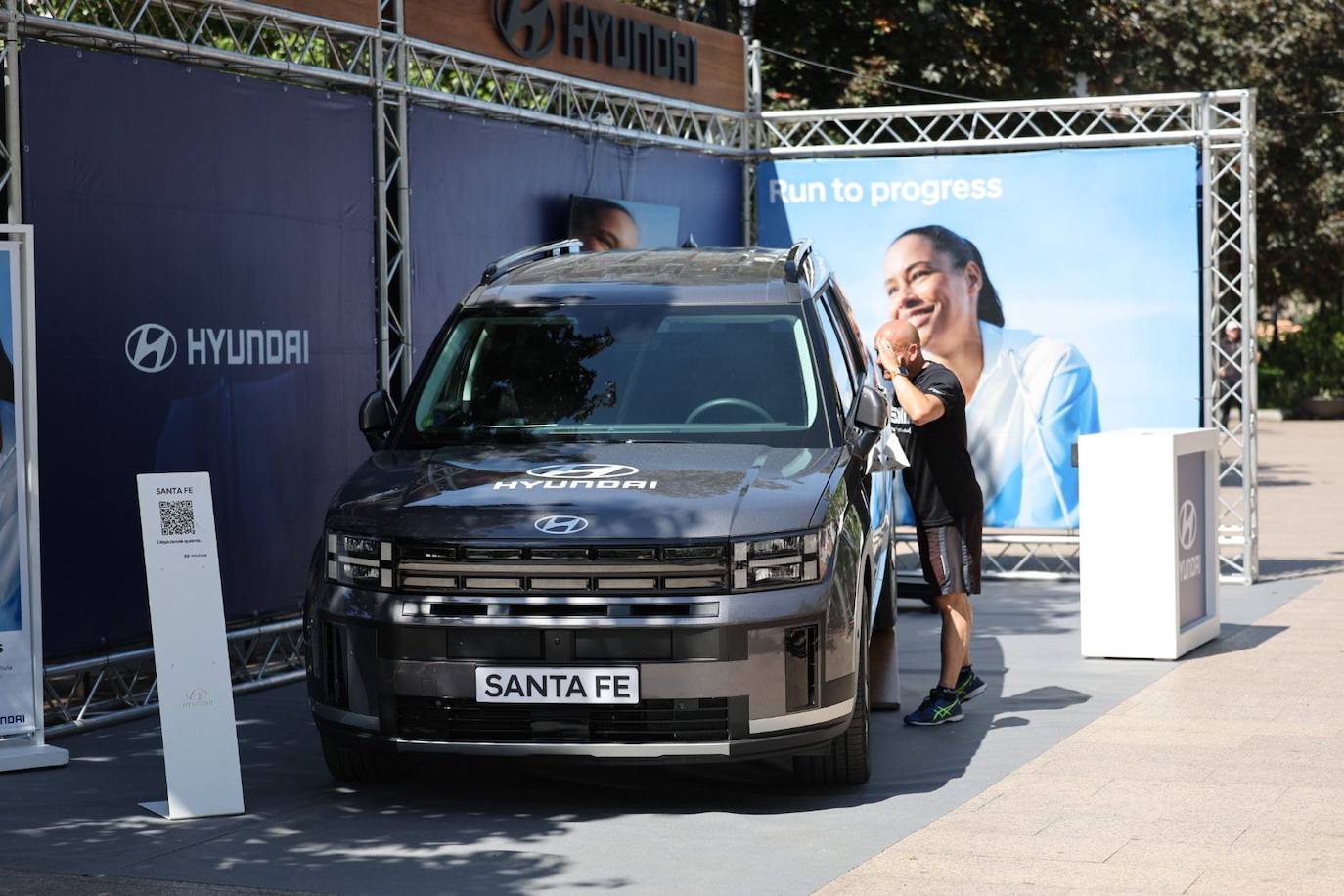 Muy buen ambiente durante la carrera en Logroño