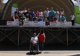 Todos los premiados, en la Concha de El Espolón.