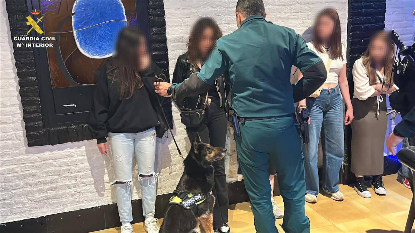 Las imágenes del operativo de la Guardia Civil en Alfaro