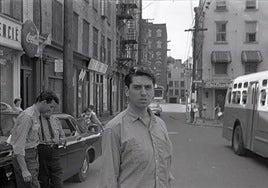 Un joven Iván Zulueta, en Nueva York en 1964.