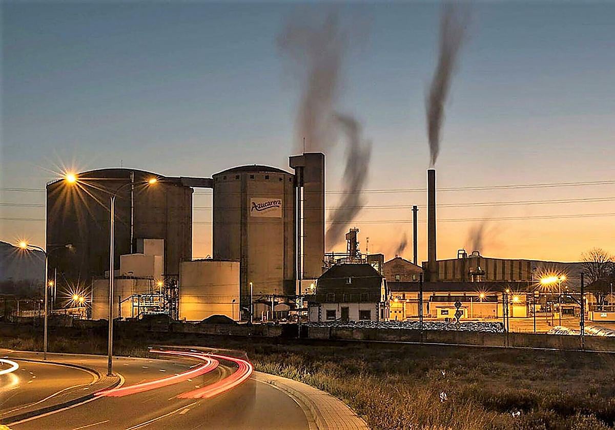 Imagen de la planta de Azucarera en Miranda.