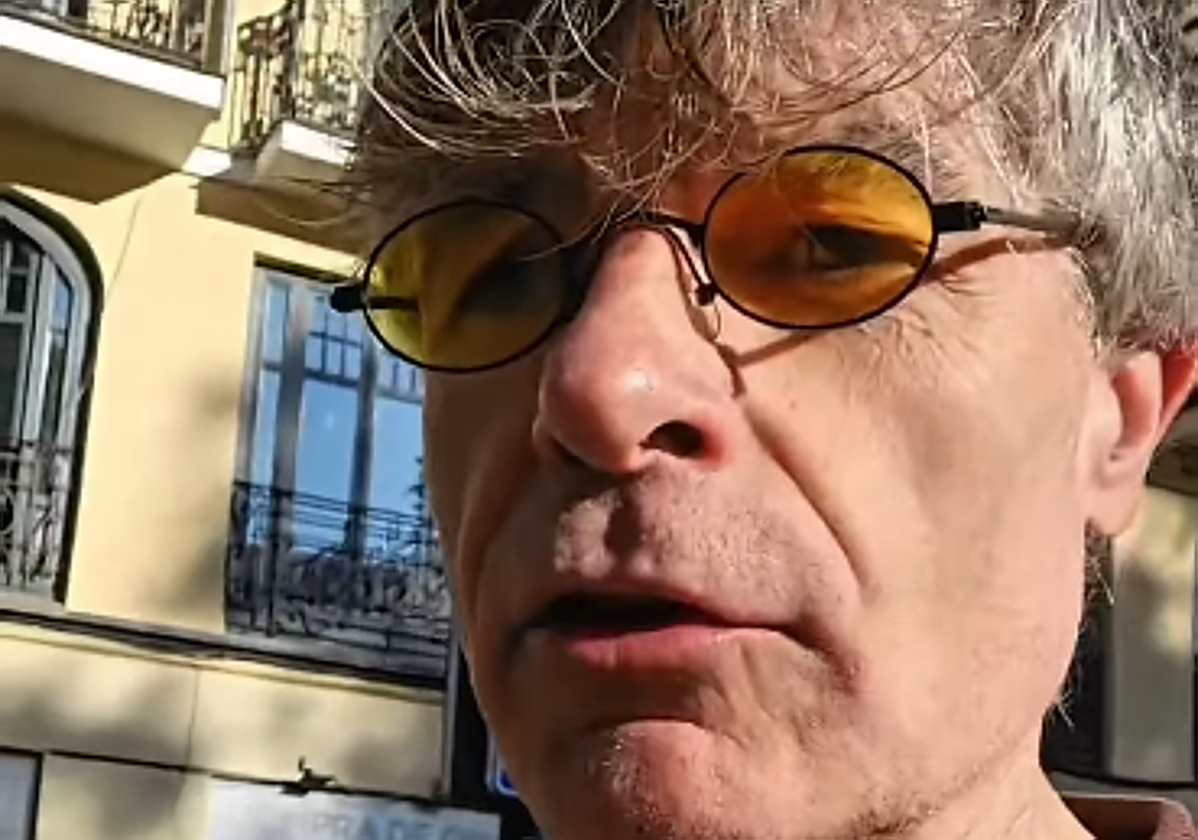 El actor Nacho Guerreros explica la situación que se vive en su barrio madrileño.