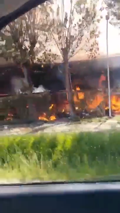 Las imágenes del incendio del camping de Navarrete