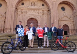 Presentación de la novena etapa de la Vuelta Ciclista a España en Alfaro.
