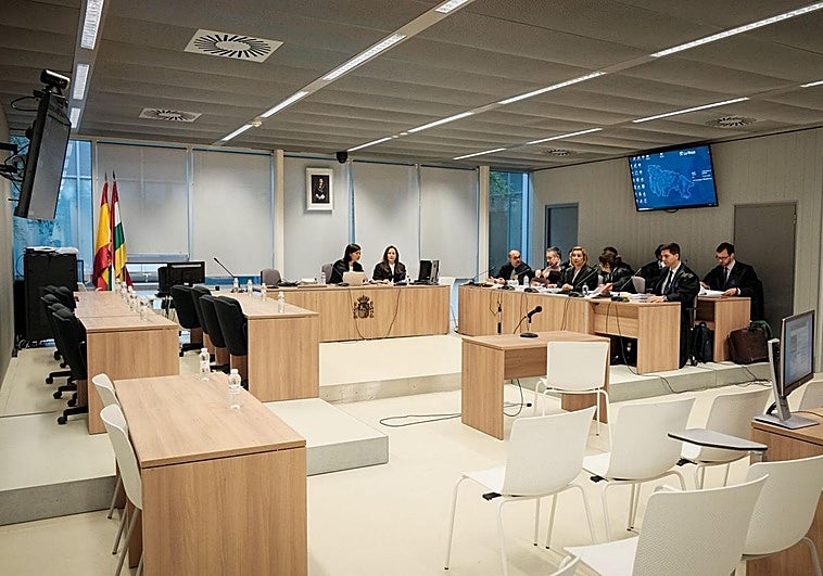 Imagen de la sala de vistas este mismo jueves.