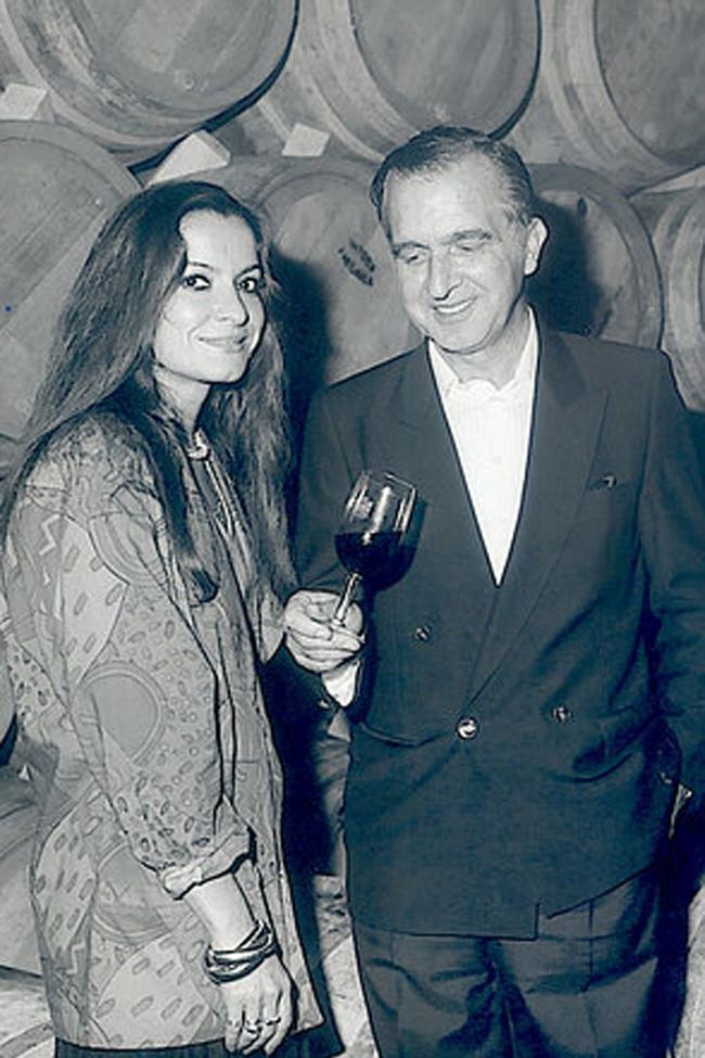 Cristina Forner junto a su padre Enrique.