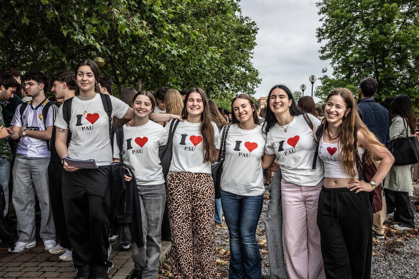 Las imágenes del primer día de la PAU en la UR