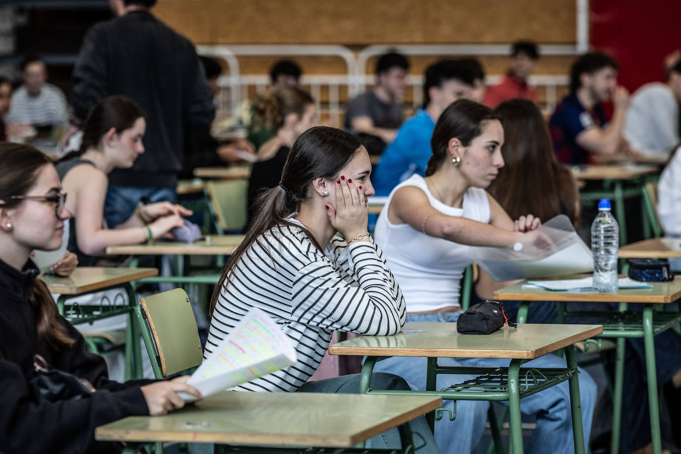 Las imágenes del primer día de la PAU en la UR