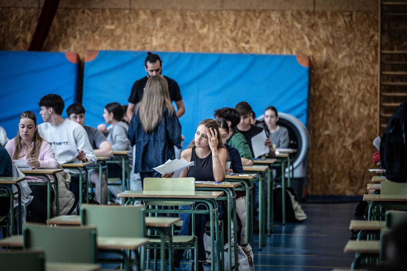 Las imágenes del primer día de la PAU en la UR