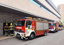 Los Bomberos del CEIS-Rioja, en el lugar de los hechos.