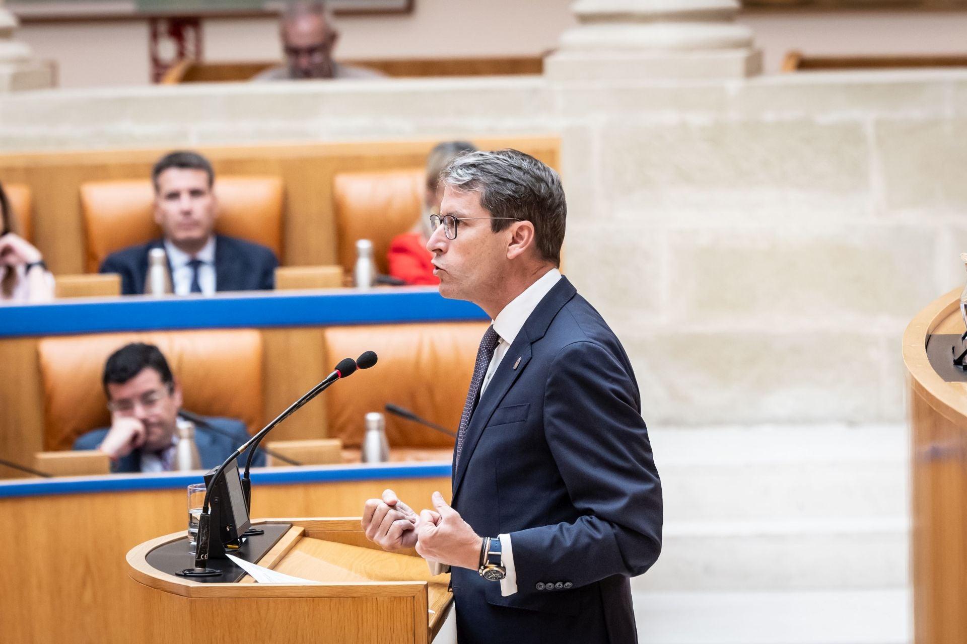 La sesión del Parlamento de La Rioja