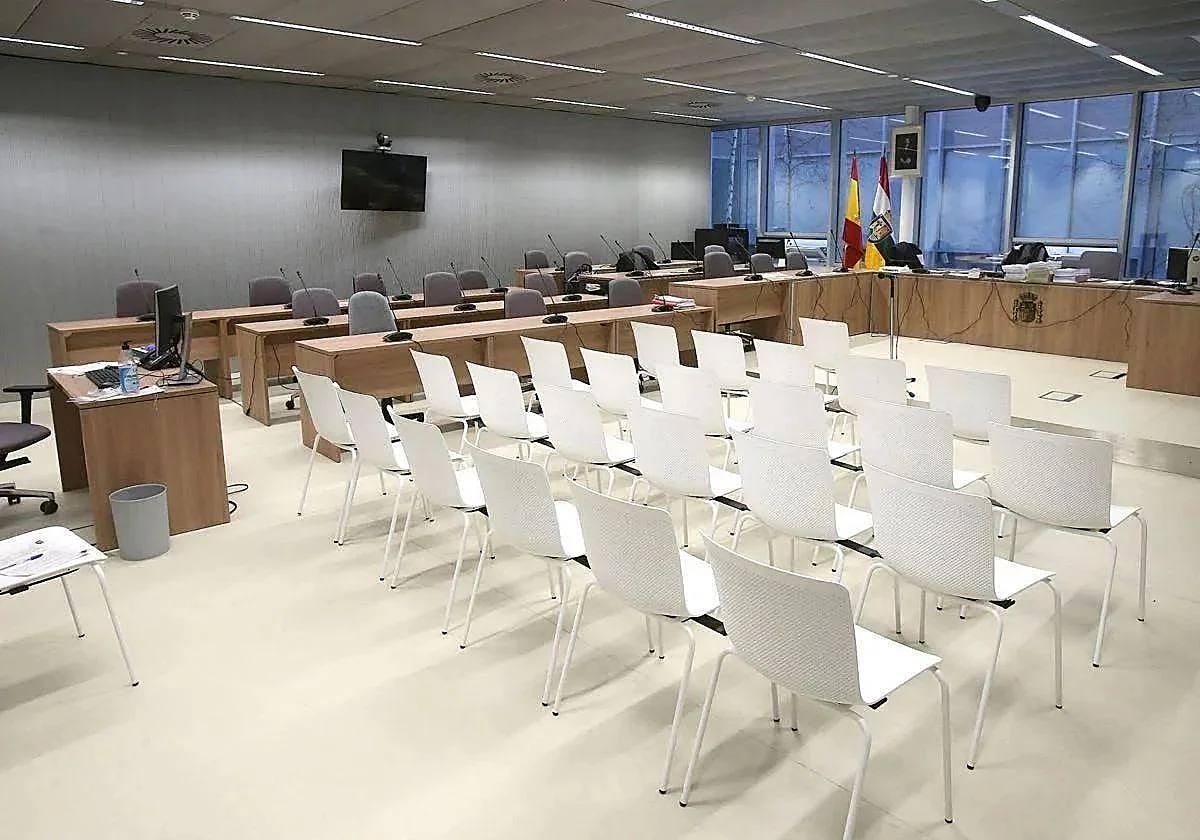 Interior de la Audiencia Provincial de La Rioja.
