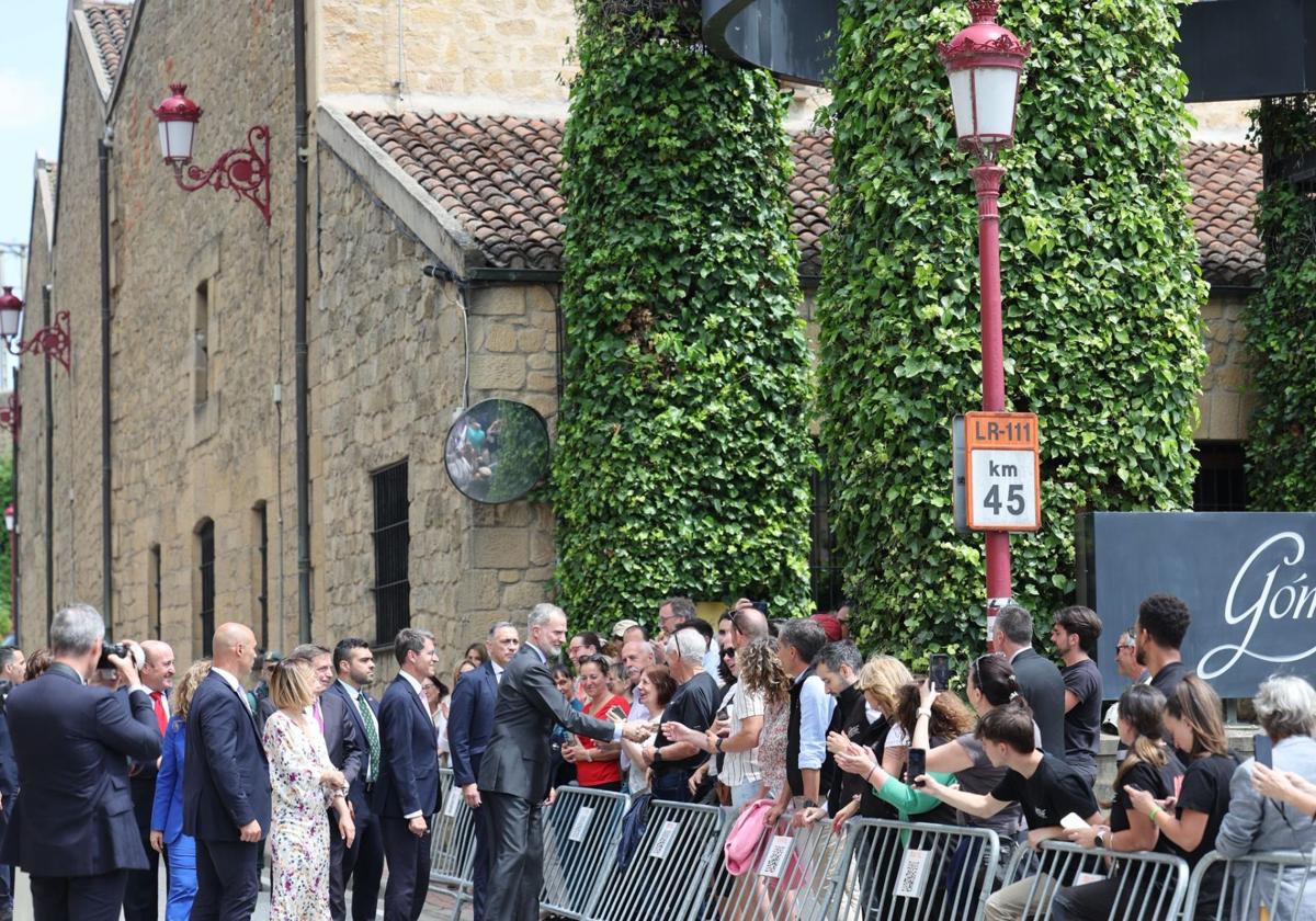 El rey Felipe VI visita Haro por el centenario de la DOCa Rioja