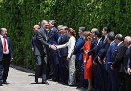 Las imágenes de la visita del Rey a Marqués de Riscal