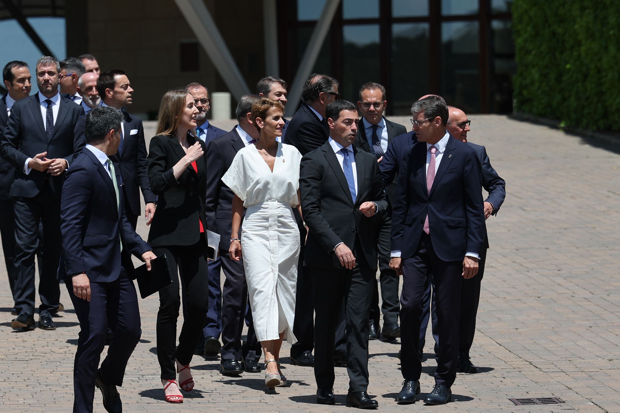 Las imágenes de la visita del Rey a Marqués de Riscal