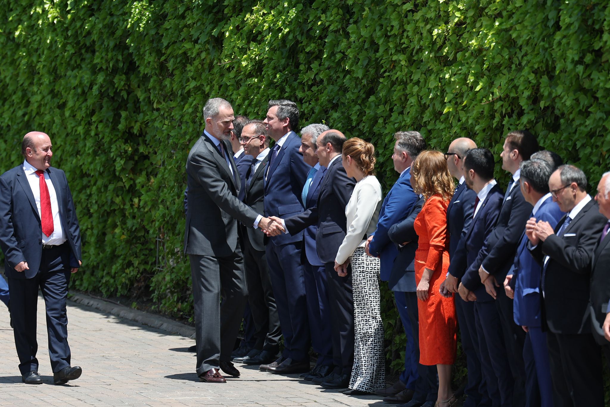 Las imágenes de la visita del Rey a Marqués de Riscal